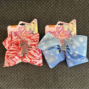 NEW! Jojo Siwa festive bows set of 2
